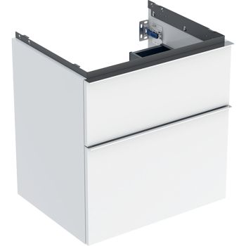 Geberit iCon szafka pod umywalkę 60 cm, 2 szuflady kolor biały połysk 502303012 502.303.01.2 od 