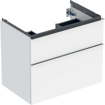  - Geberit iCon szafka pod umywalkę 75 cm, 2 szuflady kolor biały połysk 502304012 - 502.304.01.2 - Łazienki Szydłowski