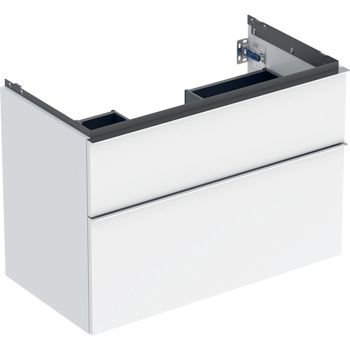  - Geberit iCon szafka pod umywalkę 90 cm, 2 szuflady kolor biały połysk 502305012 - 502.305.01.2 - Łazienki Szydłowski