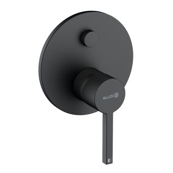 - KLUDI NOVA FONTE Puristic podtynkowa bateria wannowo-prysznicowa czarny mat 207593915 - 207593915 OB - Łazienki Szydłowski