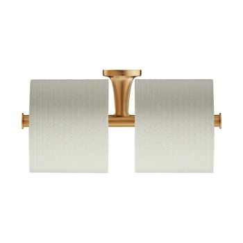 - DURAVIT Starck T Uchwyt na papier toaletowy podwójny, brąz szczotkowany 0099380400 - 0099380400 - Łazienki Szydłowski
