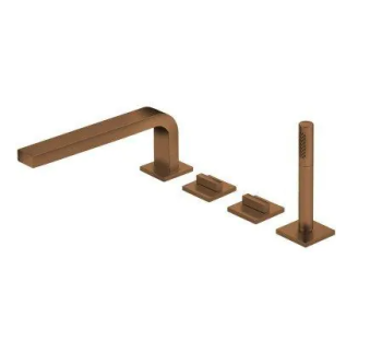  - KEUCO Edition 11 Bateria wannowa brąz szczotkowany 51130030200 - 51130030200 sk - Łazienki Szydłowski