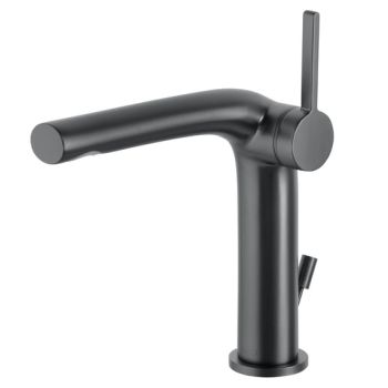 - KEUCO Edition 400 bateria umywalkowa 150 chrom czarny szczotkowany 51502130000 - 51502130000 - Łazienki Szydłowski