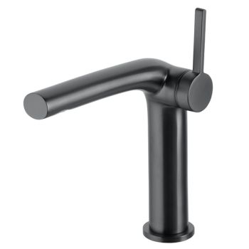 - KEUCO Edition 400 bateria umywalkowa 150 chrom czarny szczotkowany 51502130100 - 51502130100 - Łazienki Szydłowski