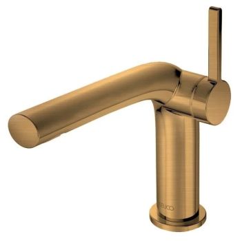 - KEUCO Edition 400 bateria umywalkowa 120 brąz szczotkowany 51504030002 - 51504030002 sk - Łazienki Szydłowski