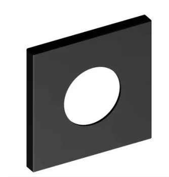  - KEUCO IXMO Dysk dekoracyjny chrom czarny szczotkowany 59556130092 - 59556130092 - Łazienki Szydłowski