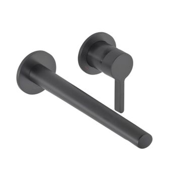 - KEUCO Edition 400 bateria umywalkowa 26,5 cm chrom czarny szczotkowany 51516130202 - 51516130202 - Łazienki Szydłowski