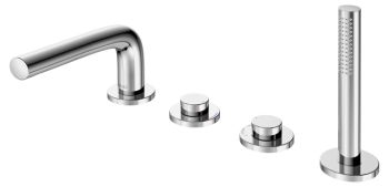  - KEUCO Edition 400 Bateria wannowa nikiel szczotkowany 51530050200 - 51530050200 sk - Łazienki Szydłowski