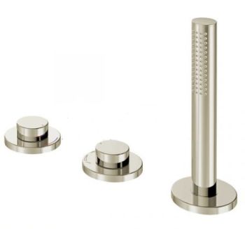  - KEUCO Edition 400 Bateria wannowa nikiel szczotkowany 51530050500 - 51530050500 sk - Łazienki Szydłowski