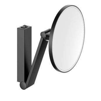 - KEUCO ILOOK_MOVE Lusterko kosmetyczne chrom czarny szczotkowany 17612139004 - 17612139004 - Łazienki Szydłowski