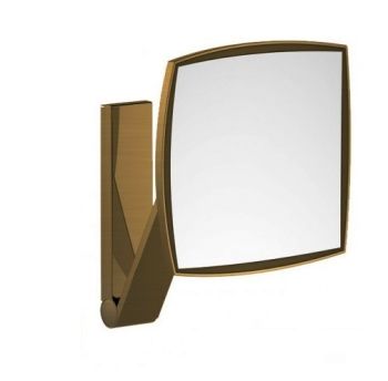 - KEUCO ILOOK_MOVE Lusterko kosmetyczne brąz szczotkowany 17613030000 - 17613030000 sk - Łazienki Szydłowski