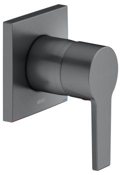  - KEUCO Edition 11 Bateria prysznicowa chrom czarny szczotkowany 51151130002 - 51151130002 - Łazienki Szydłowski