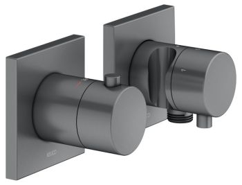  - KEUCO Edition 11 Bateria termostatyczna prysznicowa chrom czarny szczotkowany 51153131232 - 51153131232 - Łazienki Szydłowski