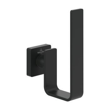 - Villeroy&Boch Elements Striking uchwyt na zapasowy papier, czarny mat TVA152015000K5 - TVA152015000K5 - Łazienki Szydłowski