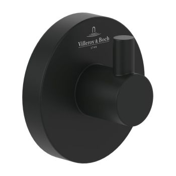  - Villeroy&Boch Elements Tender haczyk na ręcznik czarny mat TVA151011000K5 - TVA151011000K5 - Łazienki Szydłowski