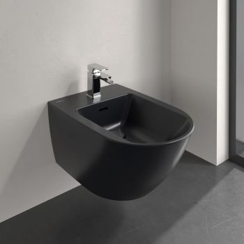 - Villeroy&Boch Antao bidet z CeramicPlus kolor pure black 541100R7 - 541100R7 - Łazienki Szydłowski