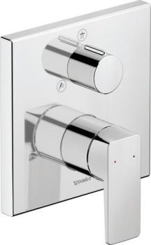 - DURAVIT Manhattan bateria prysznicowa do obsługi 2 odbiorników chrom MH4210012010 - MH4210012010 - Łazienki Szydłowski