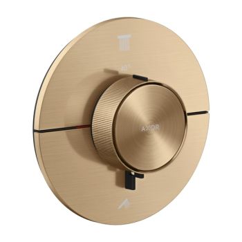 - AXOR ShowerSelect ID Bateria termostatyczna do 2 odbiorników, okrągła, brąz szczotkowany 36750140 - 36750140 - Łazienki Szydłowski