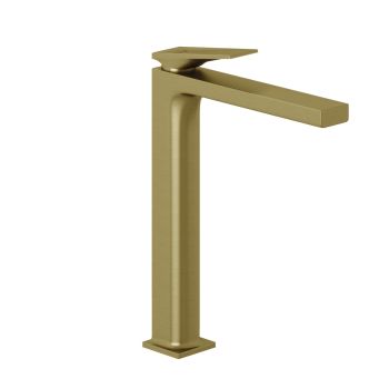- KLUDI DECUS bateria umywalkowa wysoka złoty szczotkowany 54298N075 - 54298N075 - Łazienki Szydłowski