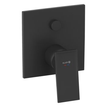  - KLUDI DECUS bateria wannowo-prysznicowa do Kludi Slim Boxx czarny mat 547593975 - 547593975 - Łazienki Szydłowski