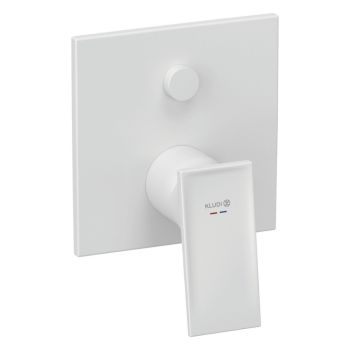  - KLUDI DECUS bateria wannowo-prysznicowa do Kludi Slim Boxx biały mat 547595375 - 547595375 - Łazienki Szydłowski