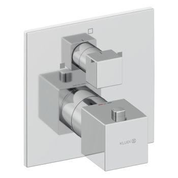 - KLUDI DECUS bateria wannowo prysznicowa z termostatem, do Kludi Slim Boxx 88022 chrom 548100575 - 548100575 - Łazienki Szydłowski