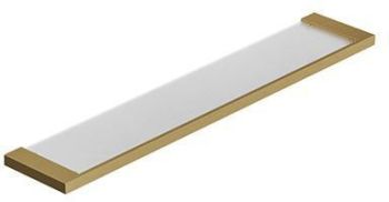  - KLUDI Vela C szklana półka złoty szczotkowany 31973N0 - 31973N0 - Łazienki Szydłowski