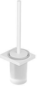 - KLUDI Vela C zestaw ze szczotką do WC biały mat 3197453 - 3197453 - Łazienki Szydłowski