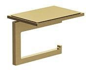  - KLUDI Vela C uchwyt na papier toaletowy złoty szczotkowany 31971N0 - 31971N0 - Łazienki Szydłowski