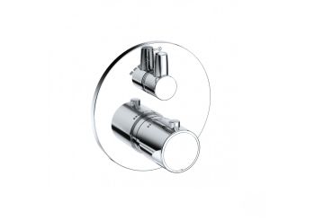 - KLUDI ZENTA SL podtynkowa bateria prysznicowa z termostatem do elementu podtynkowego KLUDI-SLIM.BOXX 88022 chrom 388850545 - 388850545 - Łazienki Szydłowski