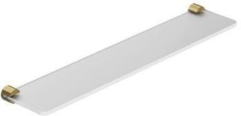  - KLUDI Vela R szklana półka 60 cm złoty szczotkowany 58973N0 - 58973N0 - Łazienki Szydłowski
