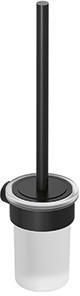  - KLUDI Vela R zestaw ze szczotką do WC czarny mat 5897439 - 5897439 - Łazienki Szydłowski