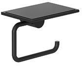  - KLUDI Vela R uchwyt na papier toaletowy czarny mat 5897139 - 5897139 - Łazienki Szydłowski