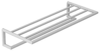 - KLUDI Vela R wieszak na ręcznik kąpielowy z półką biały mat 5898953 - 5898953 - Łazienki Szydłowski