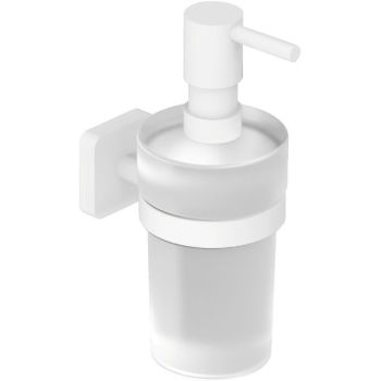 - KLUDI Vela S dozownik na mydło w płynie biały mat 2597653 - 2597653 - Łazienki Szydłowski