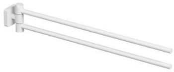 - KLUDI Vela S wieszak na ręczniki 44 cm biały mat 2597753 - 2597753 - Łazienki Szydłowski