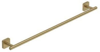  - KLUDI Vela S wieszak na ręcznik 60 cm złoty szczotkowany 25979N0 - 25979N0 - Łazienki Szydłowski