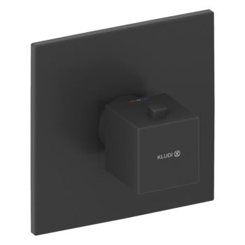  - KLUDI DECUS  Podtynkowa bateria z termostatem czarny mat 547393975 - 547393975 - Łazienki Szydłowski