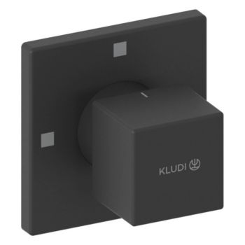  - KLUDI DECUS przełącznik trzykierunkowy czarny mat 548463975 - 548463975 - Łazienki Szydłowski