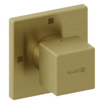  - KLUDI DECUS przełącznik trzykierunkowy złoty szczotkowany 54846N075 - 54846N075 - Łazienki Szydłowski