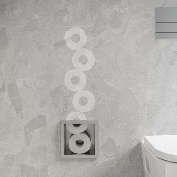 - HANSGROHE XtraStoris Original moduł toaletowy, z uchwytem na zapasowy papier kolor stal szlachetna szczotkowana 56058800 - 56058800 - Łazienki Szydłowski