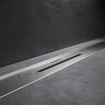- KALDEWEI FLOWLINE ZERO pokrywa do odpływu liniowego z możliwością skrócenia, 90 cm kolor stal szlachetna szczotkowana 940000010930 - 940000010930 - Łazienki Szydłowski