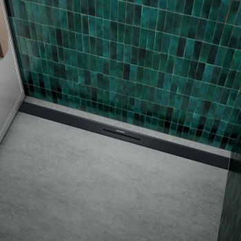 - KALDEWEI FLOWLINE ZERO pokrywa do odpływu liniowego z możliwością skrócenia, 90 cm kolor czarny mat 940000010676 - 940000010676 - Łazienki Szydłowski