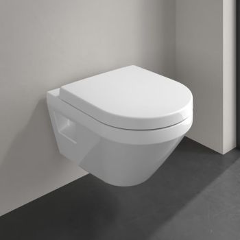  - Villeroy & Boch Architectura miska WC wisząca 37 x 53 cm z systemem TwistFlush, z deską WC z CeramicPlus, kolor biały 5684CLR1 - 5684CLR1 - Łazienki Szydłowski