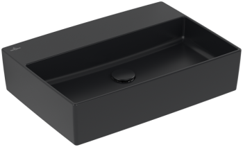 - VILLEROY&BOCH Memento 2.0 Umywalka stojąca na blacie 60 x 42 cm, bez przelewu Pure Black CeramicPlus 4A0763R7 - 4A0763R7 - Łazienki Szydłowski