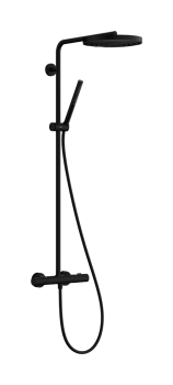  - HANSGROHE Pulsify S Puro Komplet prysznicowy 260 z deszczownicą 1 jet z Ecostat Fine czarny mat 24222670 - 24222670 - Łazienki Szydłowski