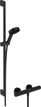  - HANSGROHE Pulsify Select S System prysznicowy 105 3jet Relaxation EcoSmart czarny mat 24271670 - 24271670 - Łazienki Szydłowski