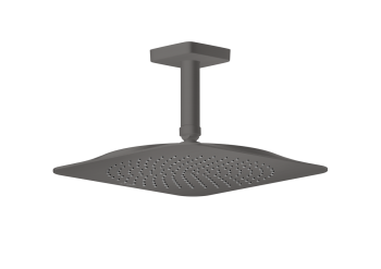 - AXOR Citterio C deszczownica prysznicowa 27 x 27 cm 1jet EcoSmart+ z przyłączem sufitowym czarny chrom szczotkowany  28793340 - 28793340 - Łazienki Szydłowski