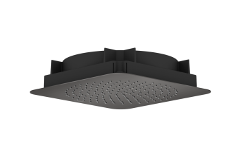 - AXOR Citterio C deszczownica prysznicowa 27 x 27cm 1jet EcoSmart+ do montażu w suficie Czarny Chrom Szczotkowany 28795340 - 28795340 - Łazienki Szydłowski