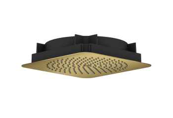 - AXOR Citterio C deszczownica prysznicowa 27 x 27cm 1jet EcoSmart+ do montażu w suficie Złoty Optyczny Polerowany 28795990 - 28795990 - Łazienki Szydłowski